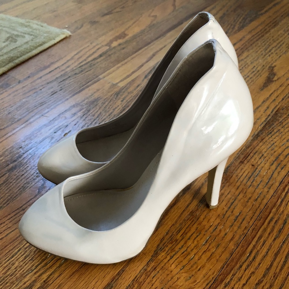 Last call! BCBG Paris Patent Light Pink Heels